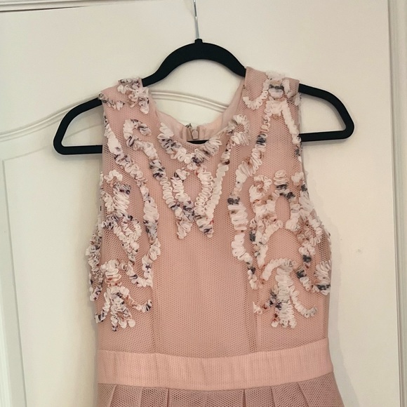 MAJE stunning, embroidered pink dress summery and floral - Picture 5 of 5